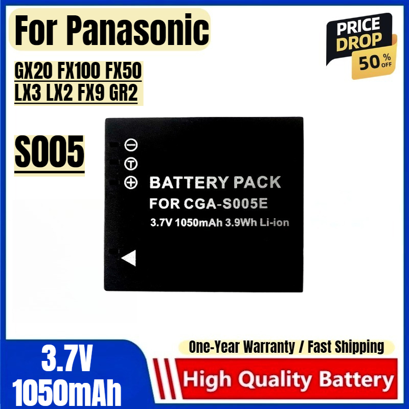 Renewable Energy Battery - 파나소닉 GX20 FX100 FX50 LX3 LX2