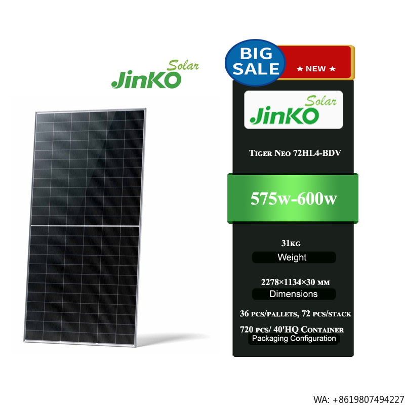 징코 타이거 네오 72HL4-BDV 575-600W 고 - Jinko Solar Panel Tiger Neo 리뷰 및 가격